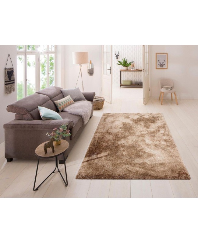 Χαλιά Shaggy Soft camel 