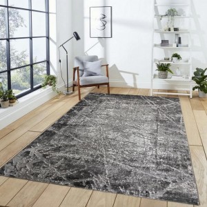 Χαλιά Ανάγλυφα Grey NP401