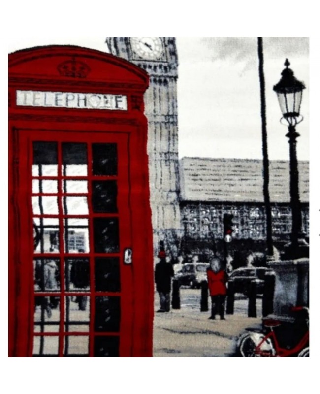 Χαλί Pop Art 5205 Grey-red 225x270