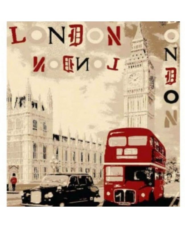 Χαλί Pop Art 5305 Grey-red 225x270