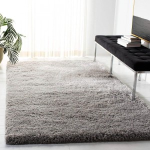 Χαλιά Shaggy Dubai 001A-GR Grey