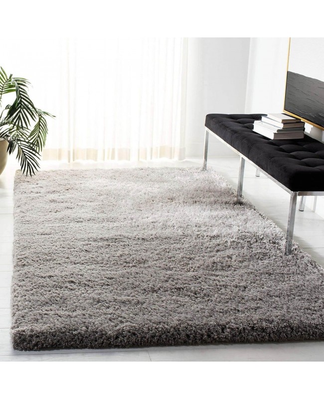Χαλιά Shaggy Dubai 001A-GR Grey