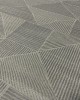 Χαλιά Ανάγλυφα Με Βελούδινη Υφή Lazer Grey Grey LZ285