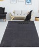 Χαλί Soft Velvet Γούνινη dark grey 200x250