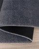 Χαλί Soft Velvet Γούνινη dark grey 200x250