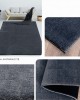 Χαλί Soft Velvet Γούνινη dark grey 200x250