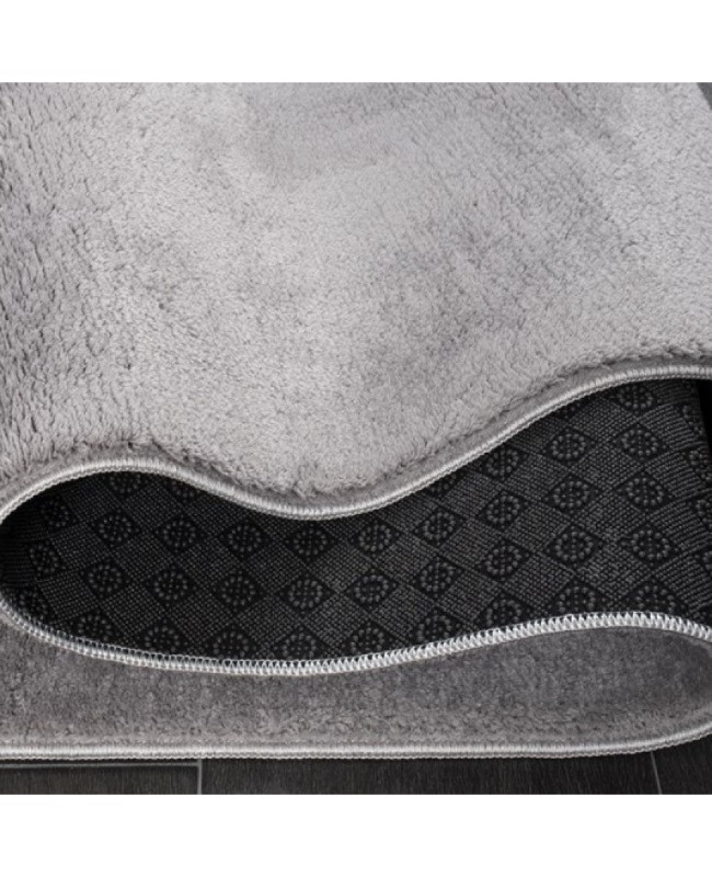 Χαλί Soft Velvet Γούνινη light grey 200x250