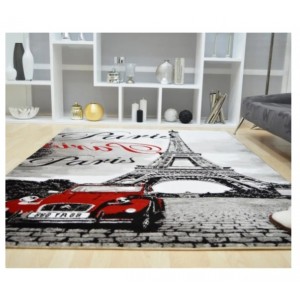 Χαλί paris 5305 Grey-Red 225x270 