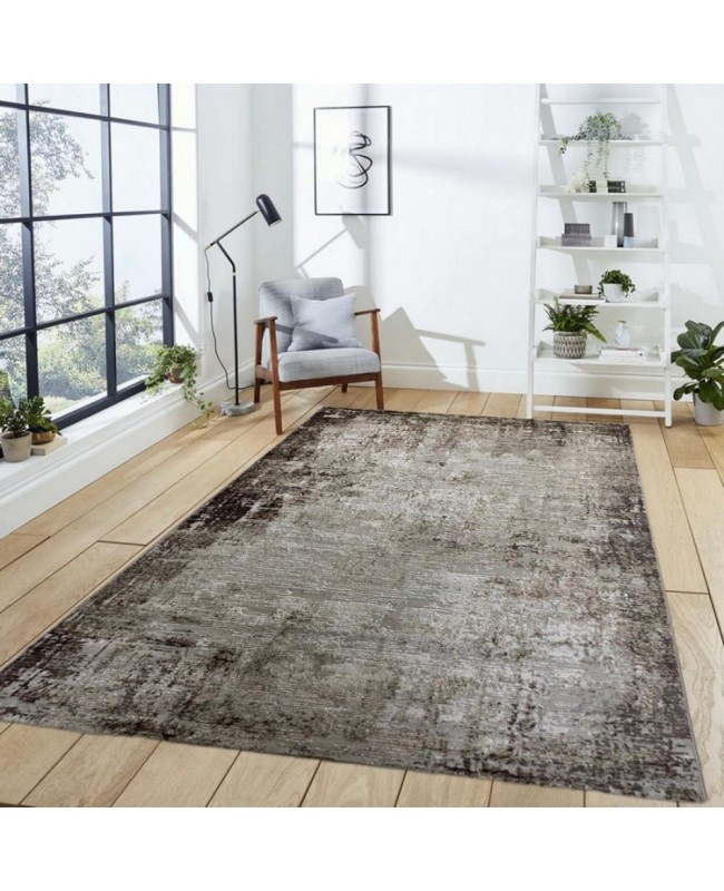 Διάδρομος 080cm Ανάγλυφα Cream Brown NP377