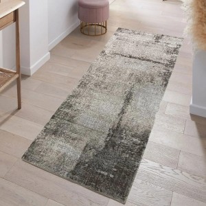 Διάδρομος 080cm Ανάγλυφα Με Βελούδινη Υφή Lazer Cream Brown LZ286