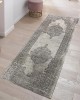 Διάδρομος 080cm Ανάγλυφα Με Βελούδινη Υφή Lazer Cream Vizon LZ294