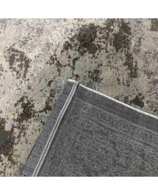 Διάδρομος 080cm Ανάγλυφο Mira 0175A Grey