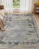 Διάδρομος 080cm Ανάγλυφο Mira 0176A Grey