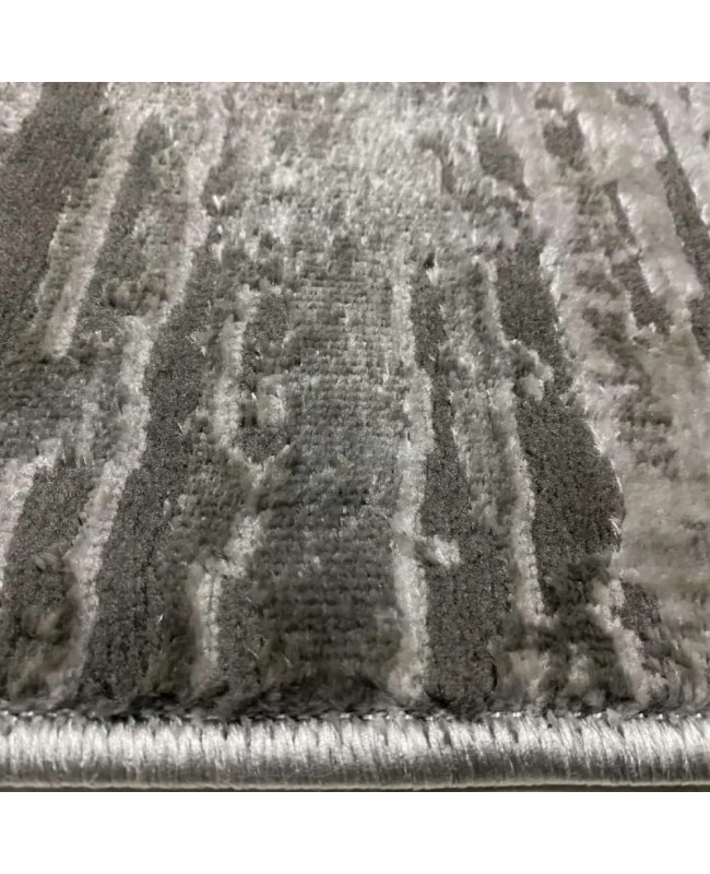 Διάδρομος 080cm Ανάγλυφο Mira 0179A Grey