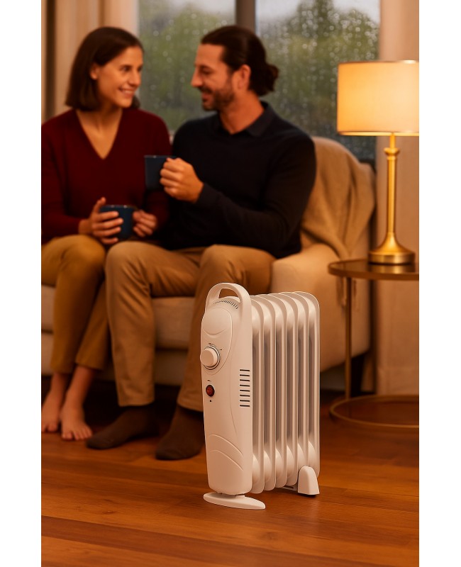 Ηλεκτρικό Καλοριφέρ Λαδιού 800W με 7 Φέτες & Θερμοστάτη
