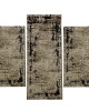 Σετ Κρεβατοκάμαρας 3τμχ Ανάγλυφα Mira 0176A Brown