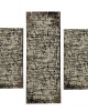 Σετ Κρεβατοκάμαρας 3τμχ Ανάγλυφα Mira 0177A Brown