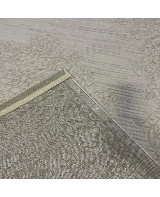 Χαλιά Ανάγλυφα Με Βελούδινη Υφή Lazer Cream Beige LZ172 Στρογγυλά