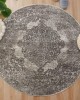 Χαλιά Ανάγλυφα Με Βελούδινη Υφή Lazer Cream Vizon LZ294 Στρογγυλά
