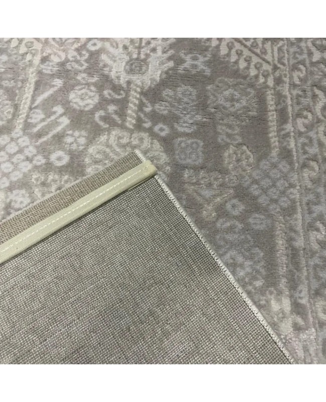 Χαλιά Ανάγλυφα Με Βελούδινη Υφή Lazer Cream Beige LZ290 Στρογγυλά