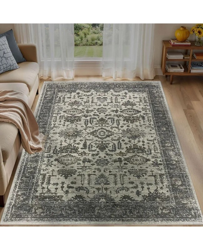 Χαλιά Frieze Venedik VN769 Cream Grey