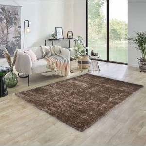 Χαλιά Shaggy soft JS 5355 camel 
