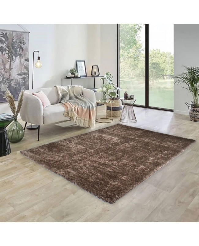 Χαλιά Shaggy soft JS 5355 camel 
